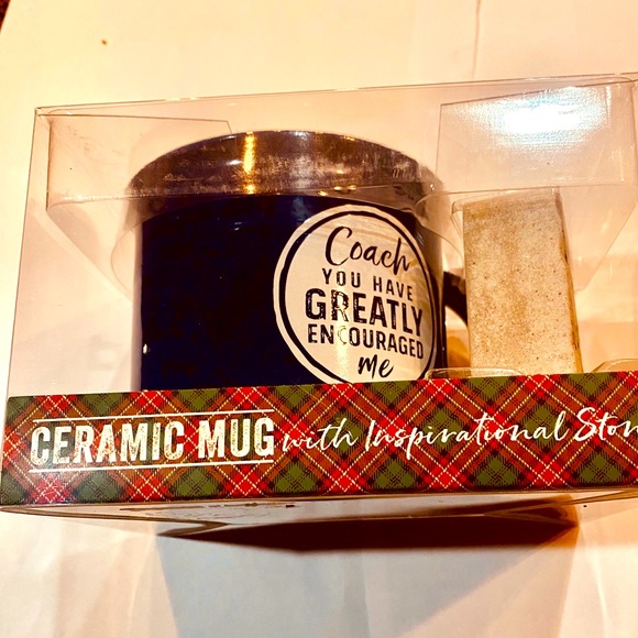 🎁🎁SOLD🎁🎁 Ceramic Mug with inspirations stone. - Picture 2 of 12